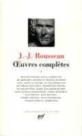 Œuvres complètes (Tome 5-Écrits sur la musique, la langue et le théâtre), Écrits sur la musique, la langue et le théâtre