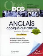 12, Objectif DCG Anglais appliqué aux affaires, épreuve 12