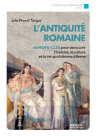 L'Antiquité romaine, 80 mots-clés pour découvrir l'histoire, la culture et la vie quotidienne à Rome.