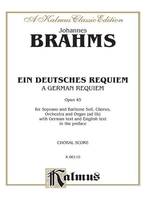 A German Requiem Ein Deutsches Requiem, Op. 45, Orch.
