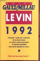 Guide Gault Millau le vin 1992., guide