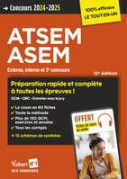 Concours ATSEM et ASEM - Catégorie C - Préparation rapide et complète à toutes les épreuves - Tout le cours en audio, Agent (territorial) spécialisé des écoles maternelles - Concours externe, interne et 3e concours 2024-2025