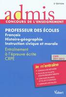 Epreuve écrite / français, histoire-géographie, et instruction civique et morale : je m'entraîne, français, histoire-géographie, instruction civique et morale