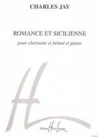 Romance et Sicilienne, Clarinette et piano