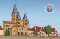 Carte postale Jojo et Gaufrette La Basilique