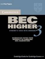 Cambridge BEC Higher 3 Student Book with Answers