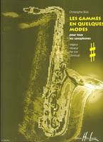 Les gammes en quelques modes, Saxophone