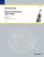 Neue Inventionen und Fugen, Neue Musik. 2 violins.