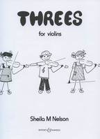 Threes, 3 violins.