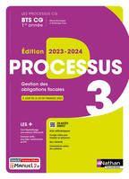 Processus 3 - BTS CG 1ère année (Les processus CG) Livre + licence élève - 2023