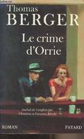 Le Crime d'Orrie, roman