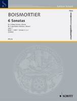 Six Sonatas, Sonatas 1, 3, 4. op. 7. 3 flutes (violins, oboes) or mixed instrumentation. Partition d'exécution.