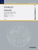 Concerto Ut majeur, op. 8/12. RV 449 / PV 42. oboe, string orchestra and basso continuo. Réduction pour piano avec partie soliste.