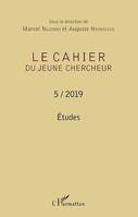 Etudes, Le cahier du jeune chercheur 5 / 2019