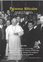 Présence Africaine n°195/196 - 50 ans après Vatican II
