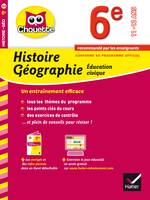 Histoire-Géographie Éducation civique 6e, cahier de révision et d'entraînement