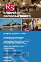 Recherches sociographiques. Vol. 57 No. 2-3, Mai-Décembre 2016, Les terrains de la laïcité au Québec