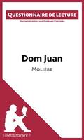 Dom Juan de Molière (Questionnaire de lecture), Questionnaire de lecture