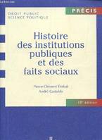 Histoire des institutions publiques et des faits sociaux