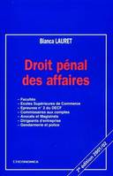 Droit pénal des affaires - facultés, écoles supérieures de commerce, épreuve n ,2 du DECF..., facultés, écoles supérieures de commerce, épreuve n °2 du DECF...