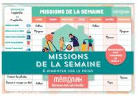 Missions de la semaine Mémoniak - bloc aimanté à compléter