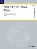 Two Duos, from Old English Masters. 2 treble recorders (flutes, oboes). Partition d'exécution.