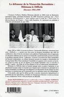 Le défenseur de la Monarchie Burundaise : Hitimana le Difficile, Discours 1992-1999 - Texte original