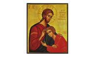 Le Christ et Saint Jean - Icône classique 35x28,5 cm -  282.37