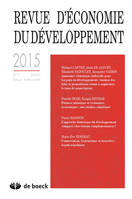 ECONOMIE DU DEVELOPPEMENT 2015/1