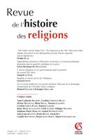 Revue de l'histoire des religions  (1/2018) Varia, Varia