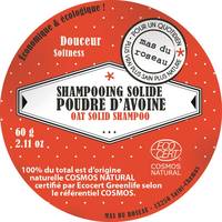 SHAMPOOING SOLIDE POUDRE D'AVOINE