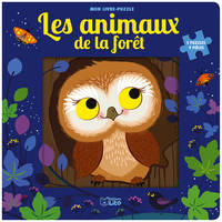 Mon livre-puzzle, Les animaux de la forêt - 5 puzzles, 9 pièces