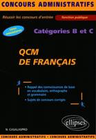 QCM de français - catégories B et C