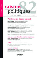 Raisons politiques 82, mai 2021, Politique du tirage au sort