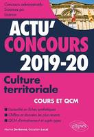 Culture territoriale - concours 2019-2020, Cours et QCM