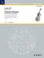 Chants Russes, Lento du Concerto Russe. op. 29. cello (violin) and piano.