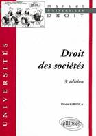 Droit des sociétés. 3e édition