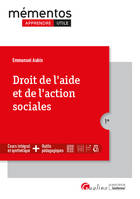 Droit de l'aide et de l'action sociales, Cours intégral et synthétique + outils pédagogiques