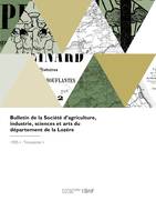 Bulletin de la Société d'agriculture, industrie, sciences et arts du département de la Lozère