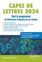 CAPES de Lettres 2024, Tout le programme de littérature française en un volume