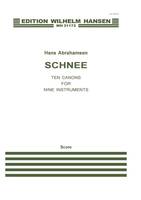 Schnee, Ten canons for nine instruments