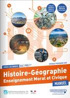 Histoire Géographie EMC 1ère Bac pro, manuel élève, édition 2021