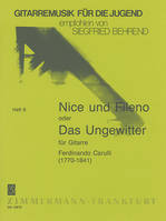 ”Nice et Fileno“ ou ”La tempête“, pour guitare avec introduction. 8. op. 2. guitar.