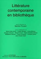 Littérature contemporaine en bibliothèque