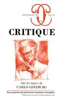 Revue critique 769-770, Sur les traces de Carlo Ginzburg