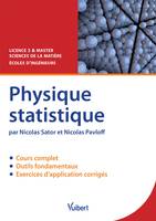 PHYSIQUE STATISTIQUE, Cours & exercices corrigés