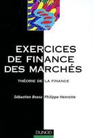 Exercices de finance des marchés, théorie de la finance