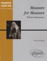 Measure for Measure, William Shakespeare