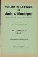 Bulletin de la Société des amis de Montaigne. III, 1964-4, n° 32, TABLE ANALYTIQUE DE LA 3E SÉRIE (1957 - 1964)