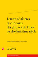 Lettres édifiantes et curieuses des jésuites de l'Inde au dix-huitième siècle